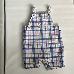 Janie and Jack Easter Plaid Jon Jon 12-18M